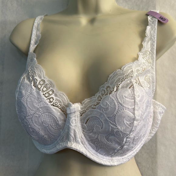 PLAYTEX Love My Curves Beautiful lightly lined underwire bra NWT Sz-38-D  Z13 - Picture 1 of 8